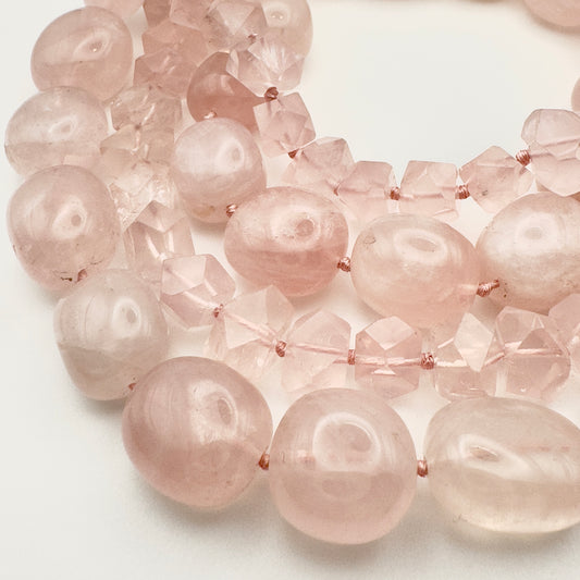 Rose Quartz Choker Necklace