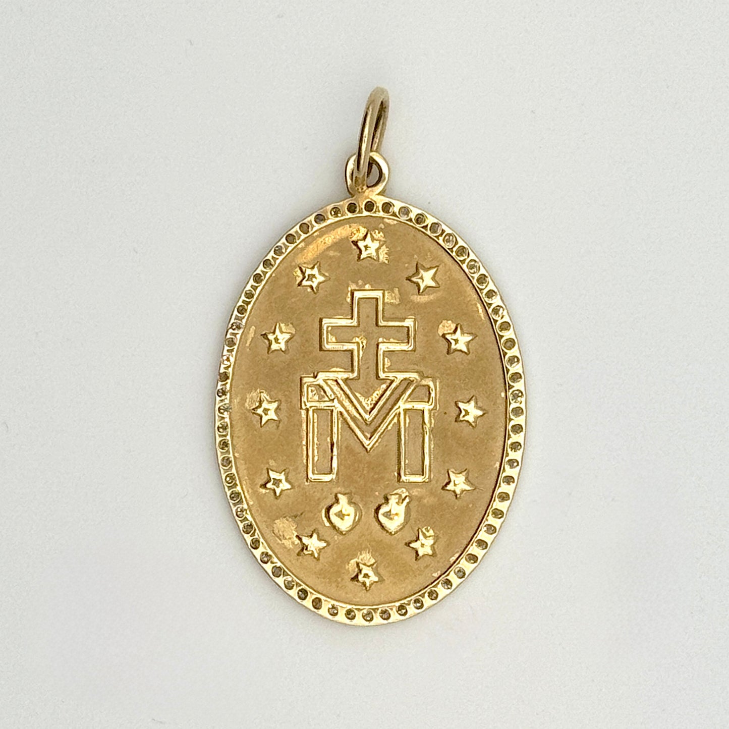 Rue du Bac Madonna Pendant with Diamonds