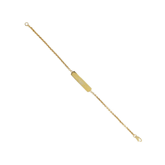 14k Yellow Gold - Signature ID Bracelet (Customizable)