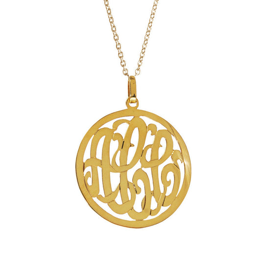 Multi Initial Diamond Monogram Pendant