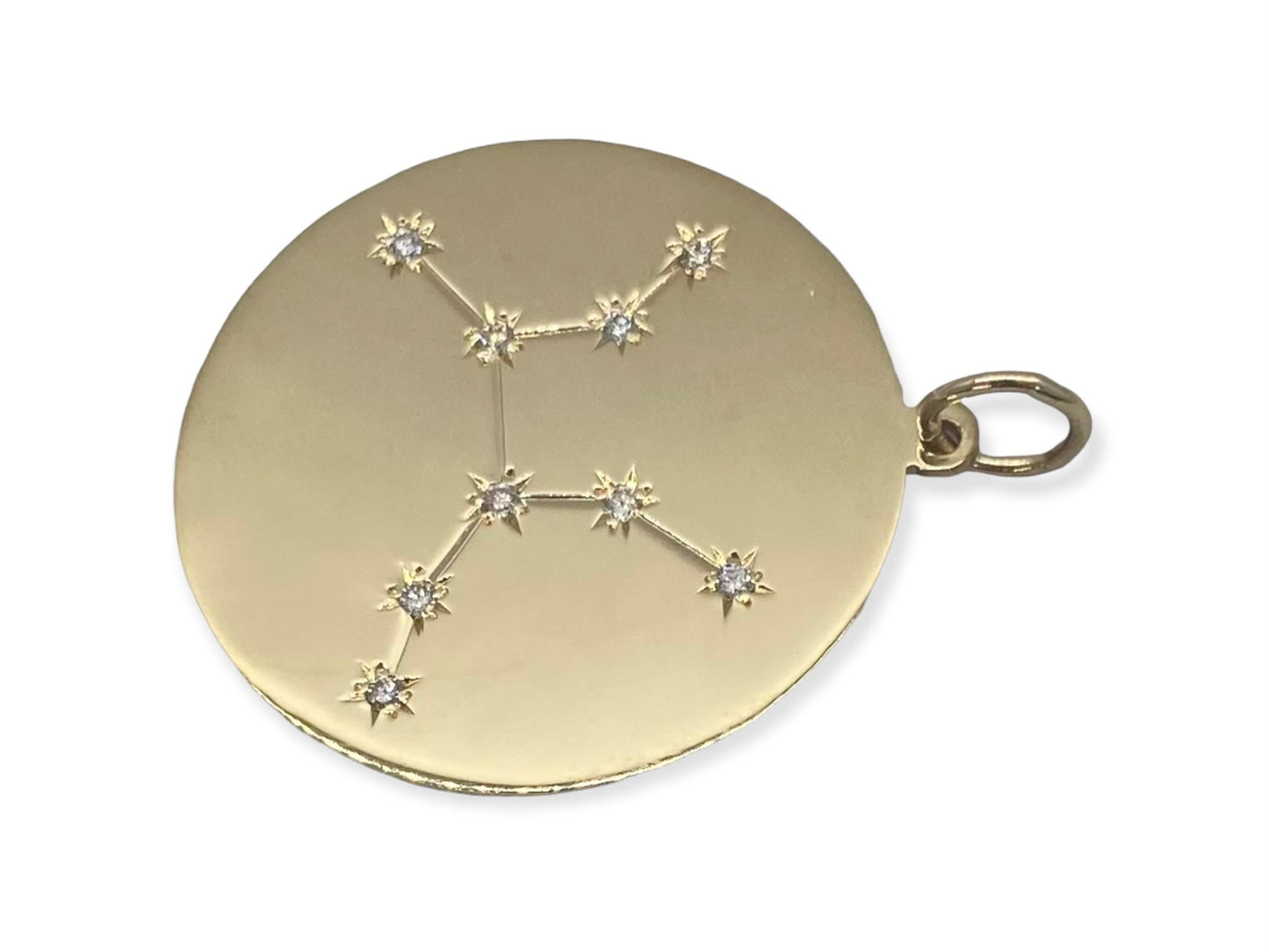 14k Constellation Pendant 1.5 inch (Customizable)