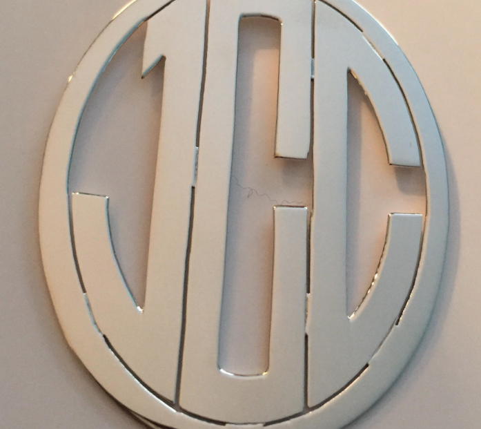 Oval Initial Monogram (Customizable)
