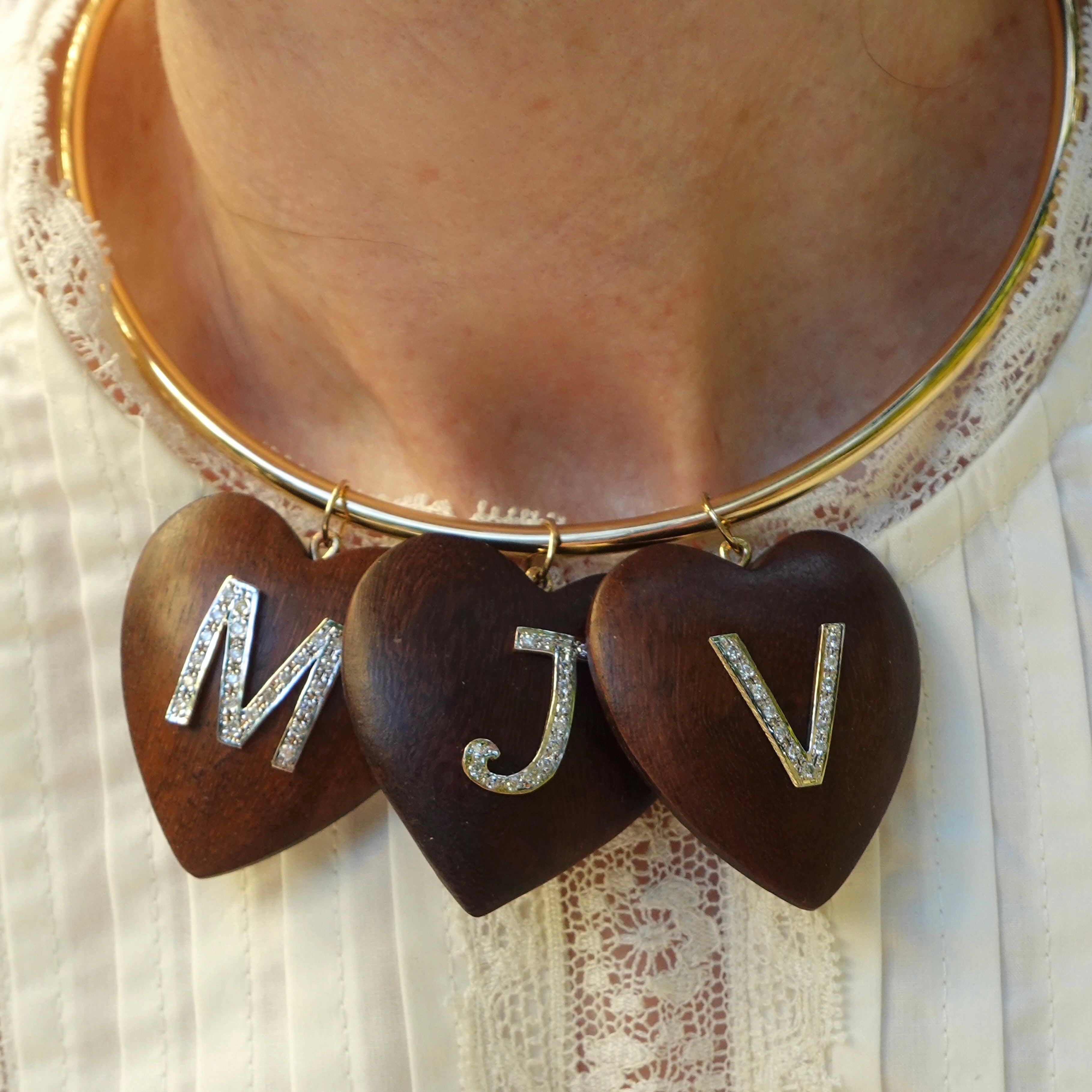 Wooden Heart Pendant – Jennifer Creel Jewelry