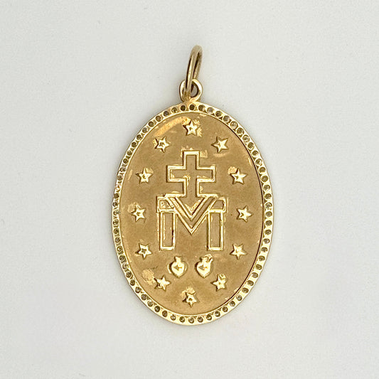 Rue du Bac Madonna Pendant with Diamonds