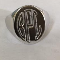 Initial Pinky Ring